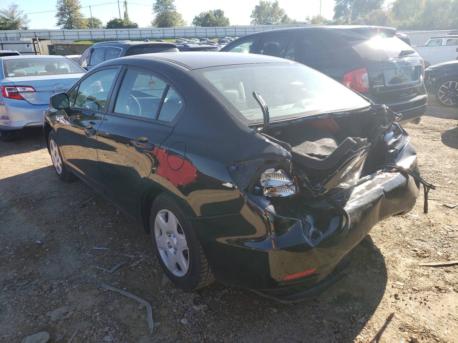 Photo 3 from auction – 2013 HONDA CIVIC LX with VIN 19XFB2F51DE072874