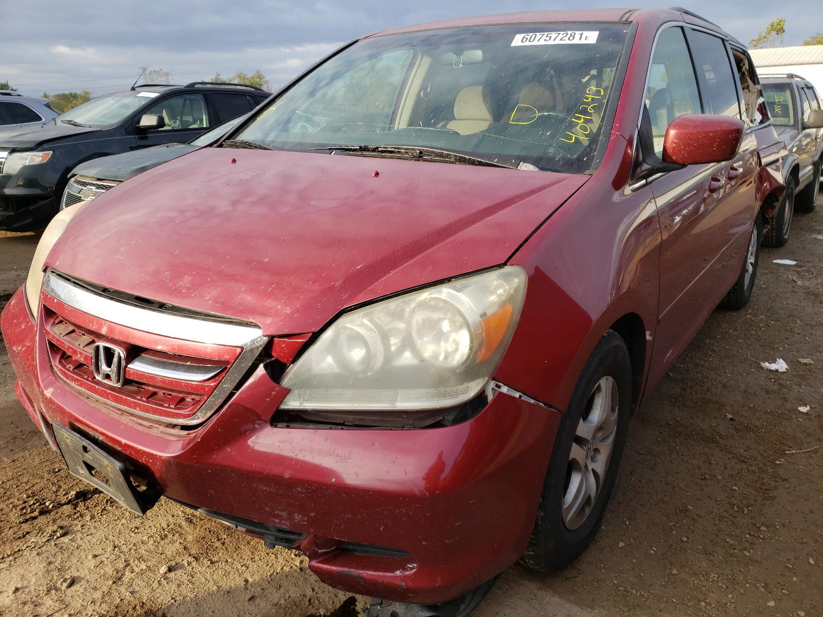 Photo 2 from auction – 2005 HONDA ODYSSEY with VIN 5FNRL38465B404243