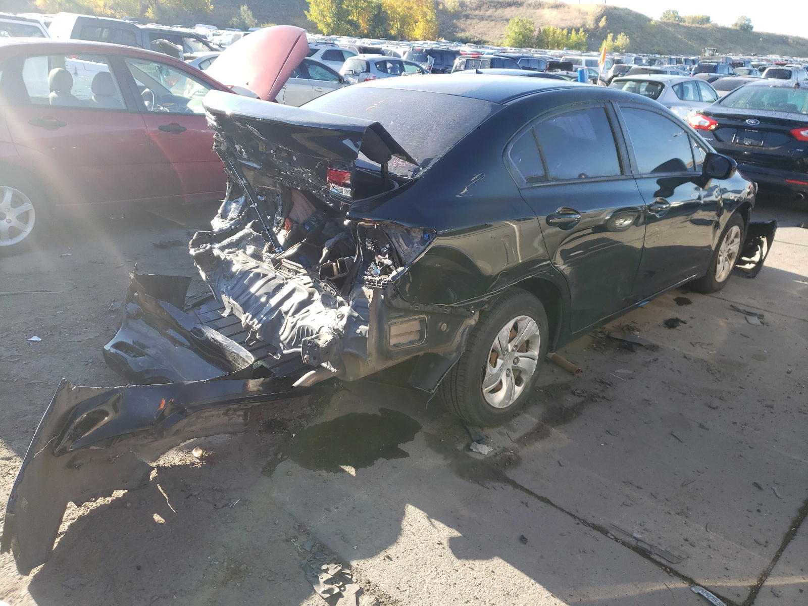 Photo 4 from auction – 2015 HONDA CIVIC LX with VIN 19XFB2F53FE079845
