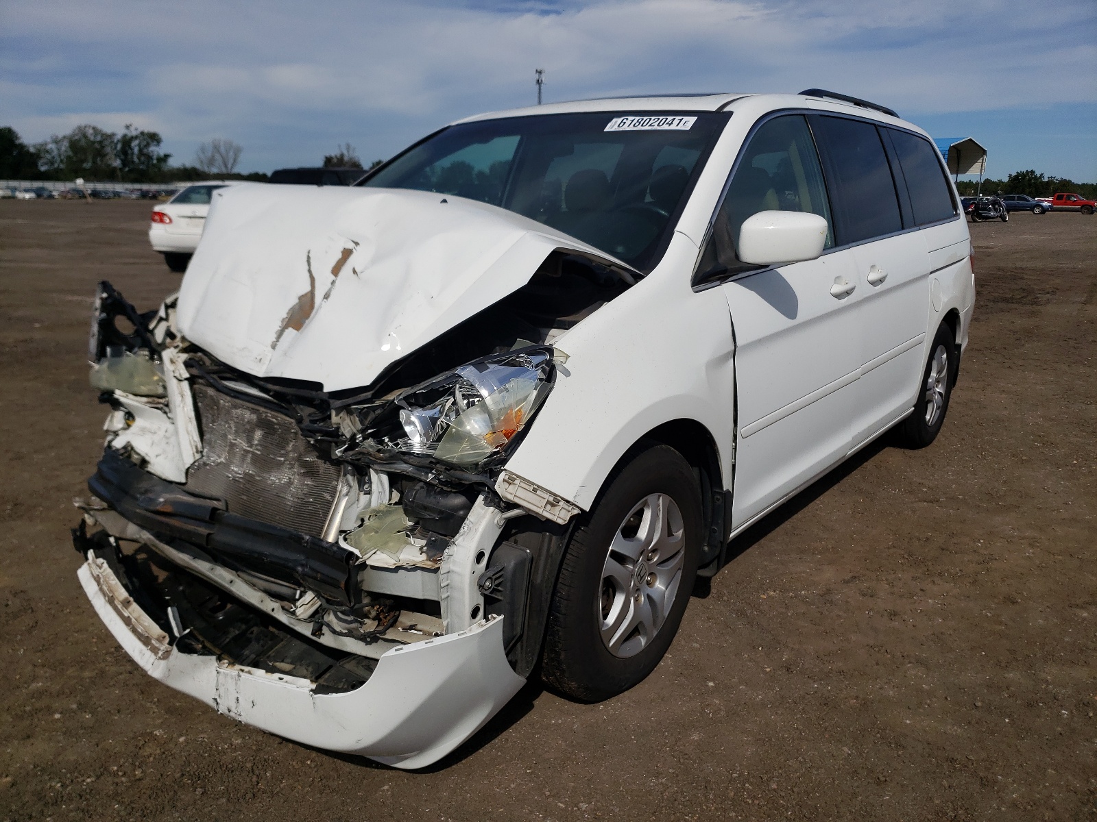 Photo 2 from auction – 2007 HONDA ODYSSEY EX with VIN 5FNRL38617B135170