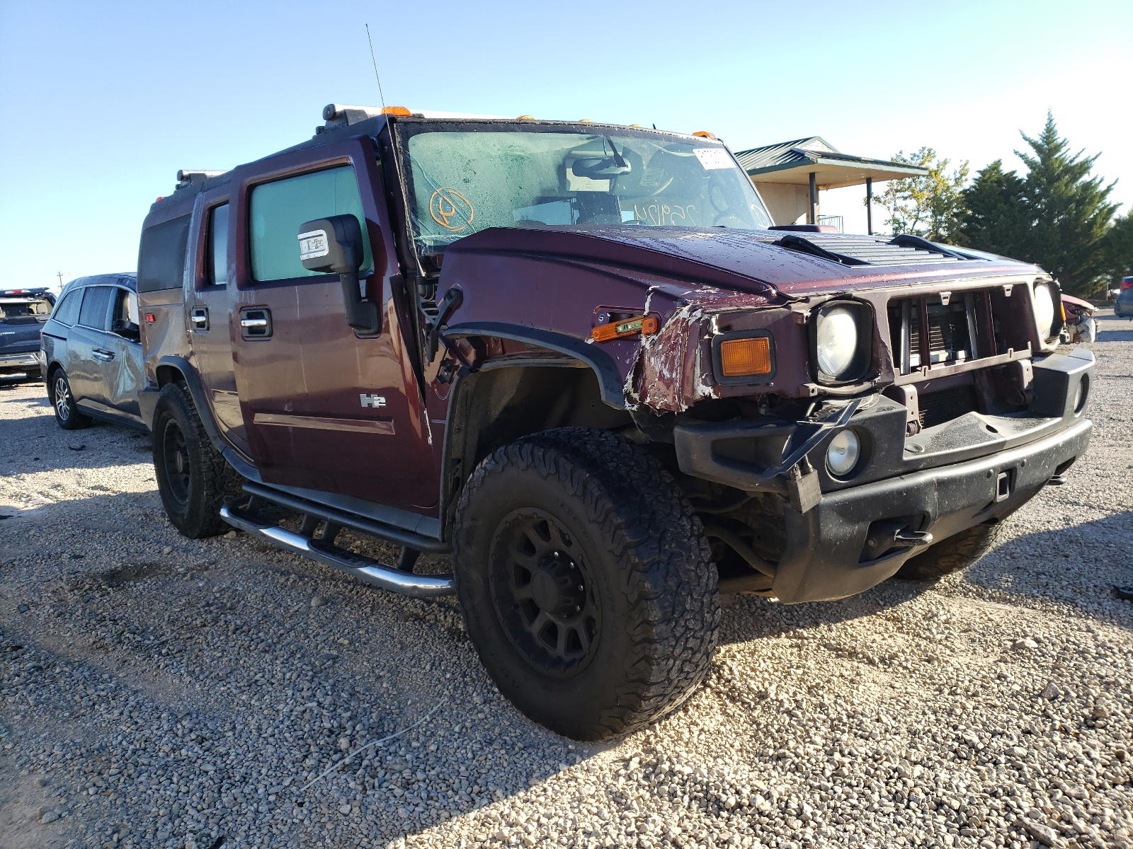 HUMMER H2 2006 with VIN 5GRGN23U06H119007 - Photo from auction