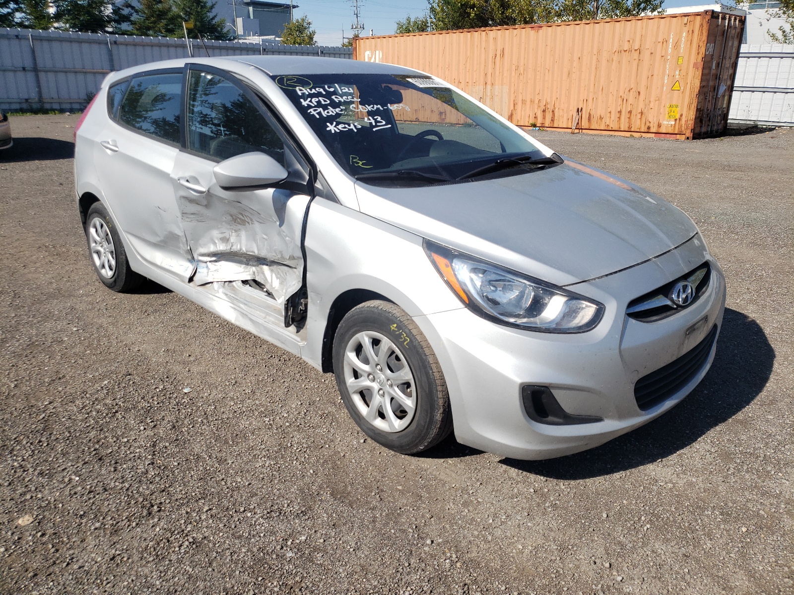 Photo 1 from auction – 2013 HYUNDAI ACCENT GLS with VIN KMHCT5AE7DU117046
