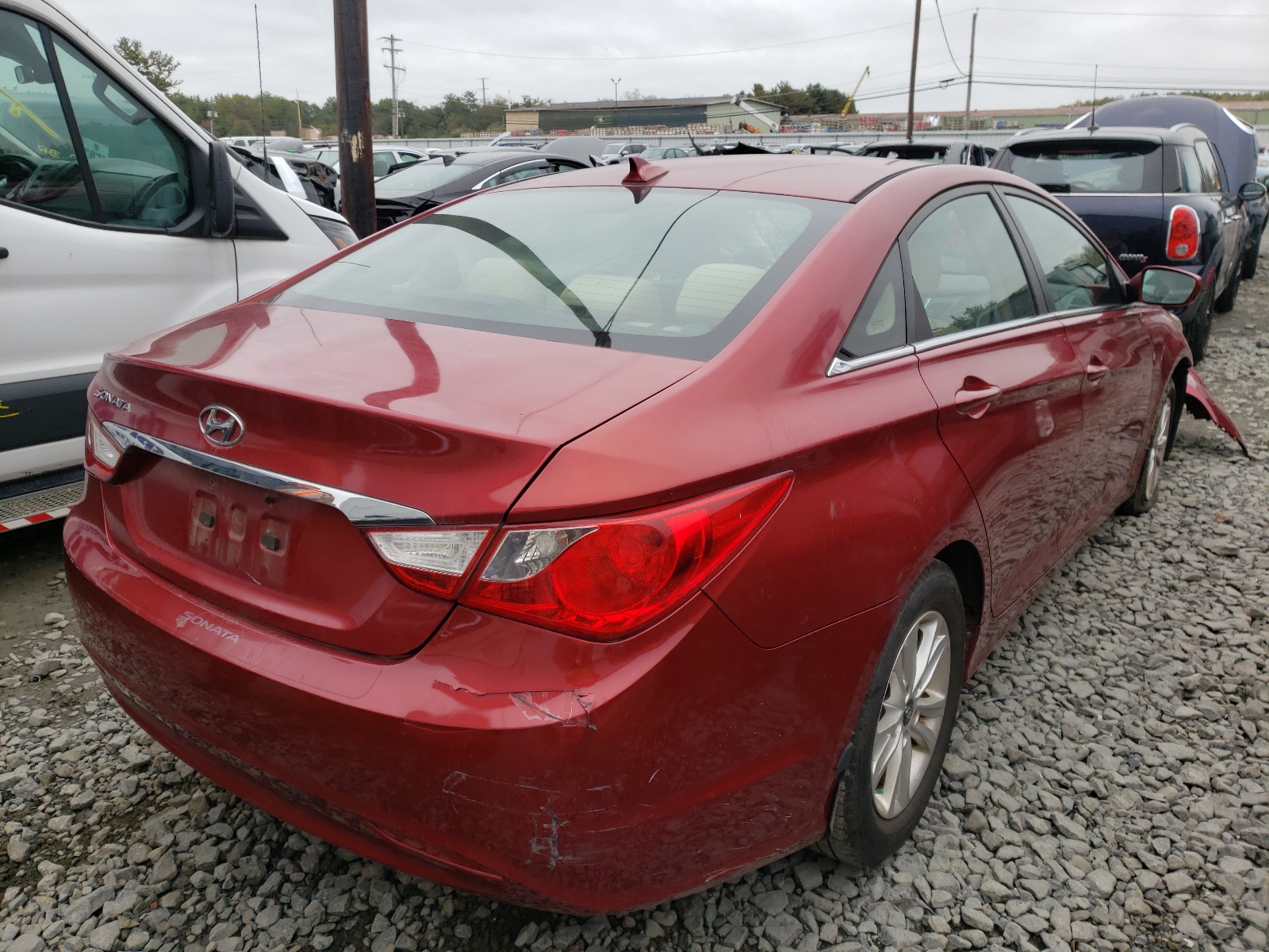 Photo 4 from auction – 2013 HYUNDAI SONATA GLS with VIN 5NPEB4AC6DH656695