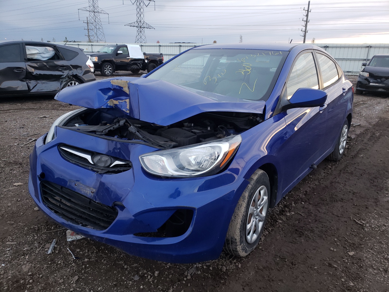Photo 2 from auction – 2013 HYUNDAI ACCENT GLS with VIN KMHCT4AE9DU526403