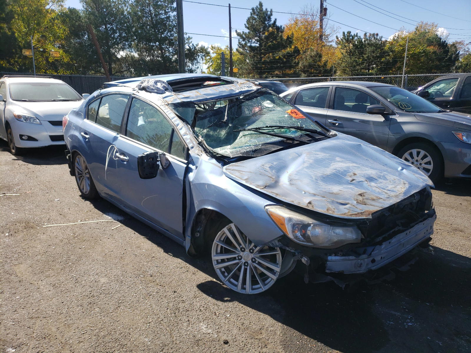 SUBARU IMPREZA LI 2012 with VIN JF1GJAH63CH007613 - Photo from auction