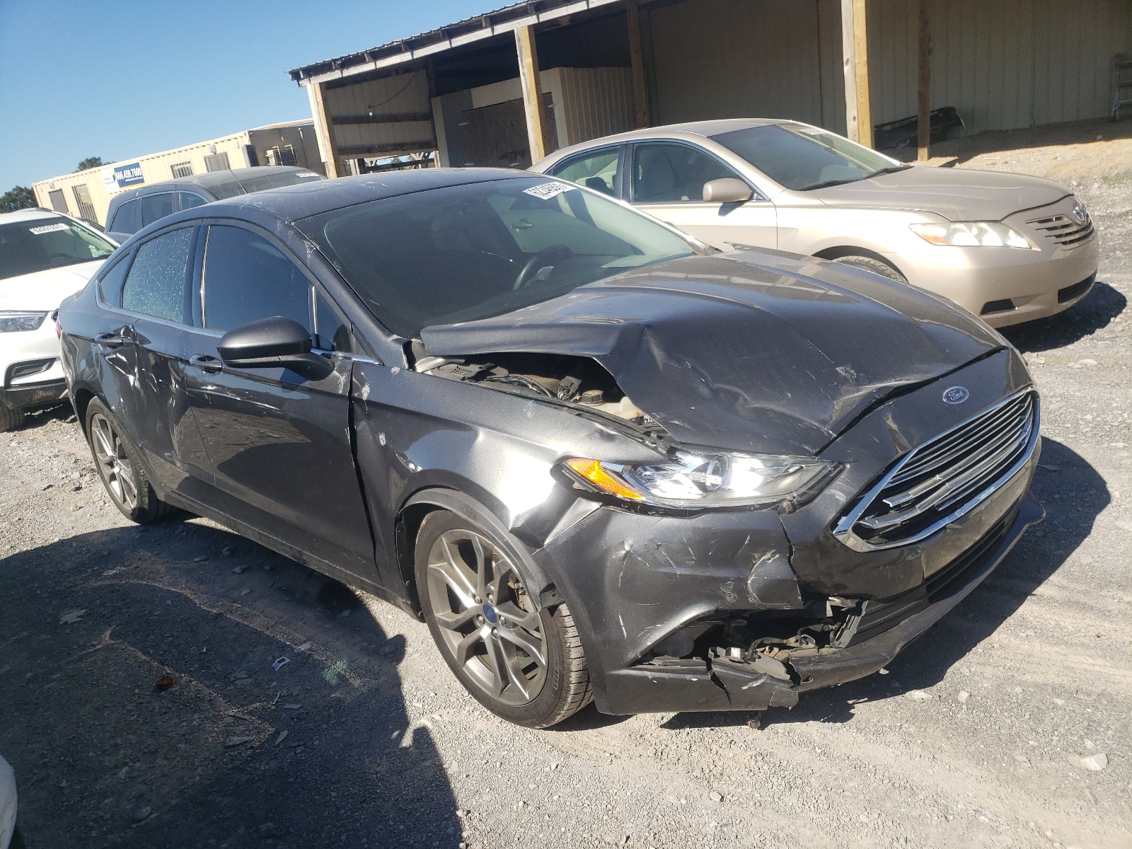 FORD FUSION SE 2017 with VIN 3FA6P0HDXHR256502 - Photo from auction