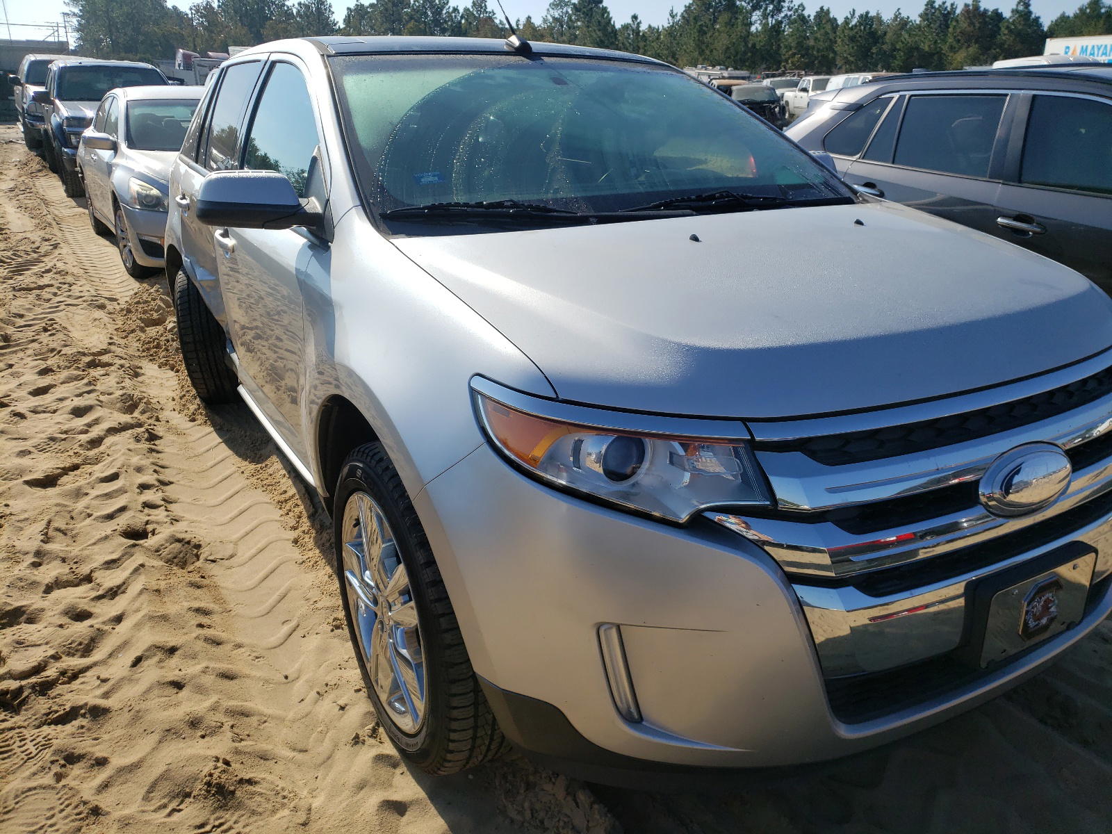 FORD EDGE SEL 2012 with VIN 2FMDK4JCXCBA61737 - Photo from auction