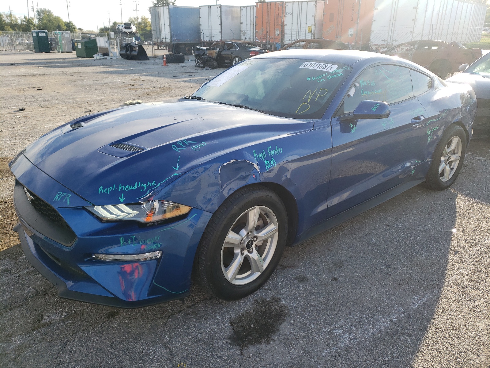 Photo 9 from auction – 2018 FORD MUSTANG with VIN 1FA6P8TH5J5184688