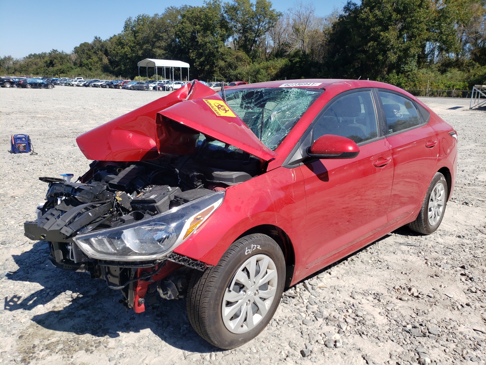 Photo 2 from auction – 2021 HYUNDAI ACCENT SE with VIN 3KPC24A63ME136623
