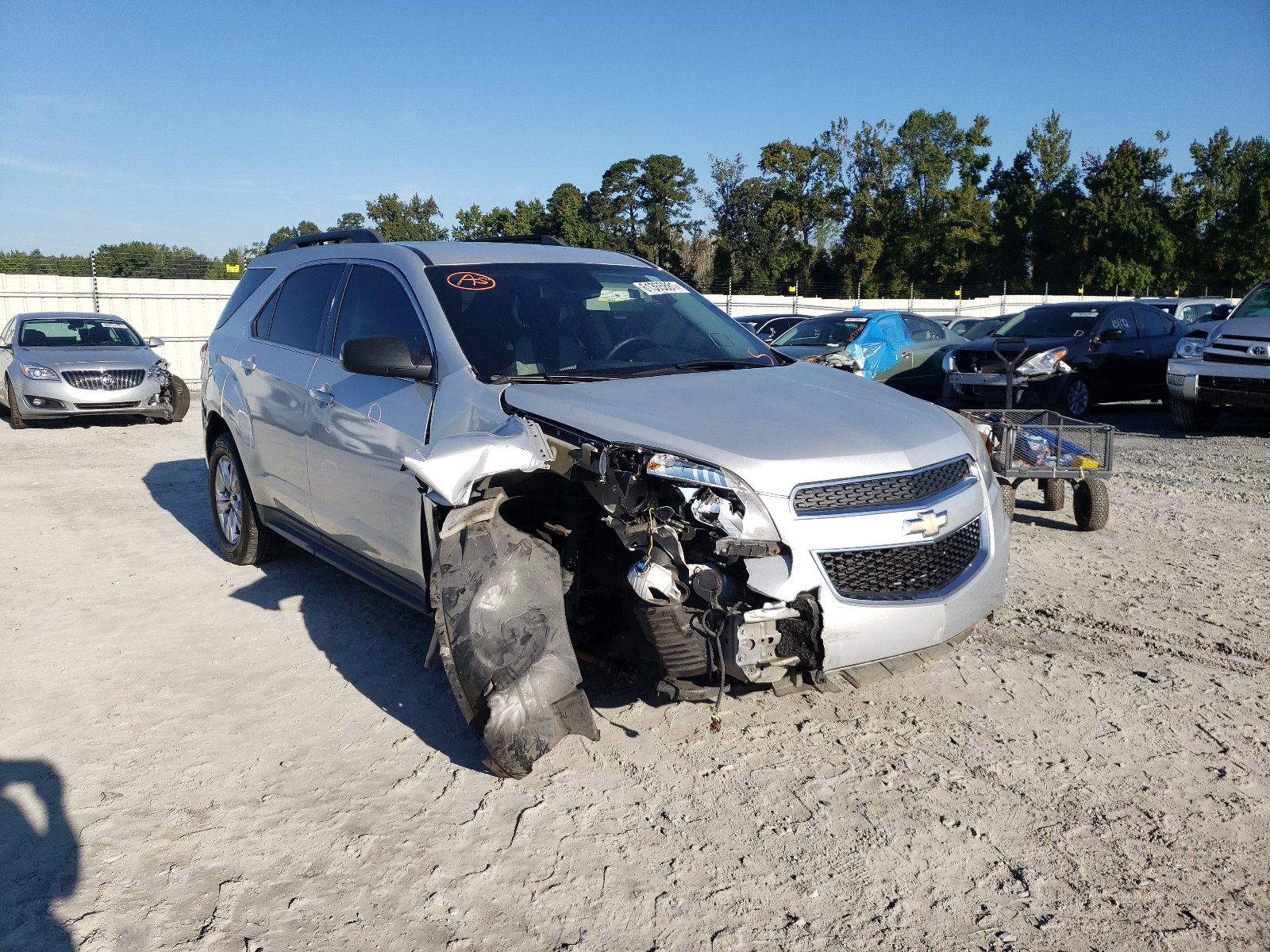 Photo 9 from auction – 2015 CHEVROLET EQUINOX LT with VIN 2GNALCEK6F6387426