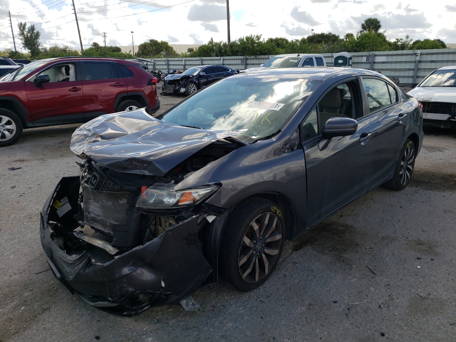 Photo 2 from auction – 2015 HONDA CIVIC EXL with VIN 2HGFB2F96FH508128