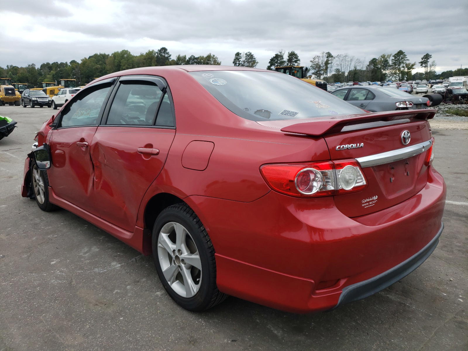 Photo 3 from auction – 2012 TOYOTA COROLLA BA with VIN 5YFBU4EE1CP017070