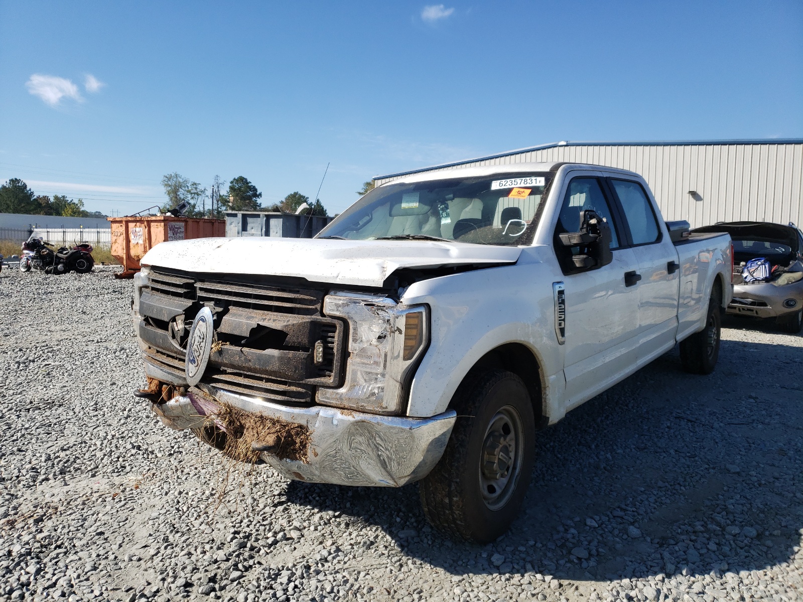Photo 2 from auction – 2019 FORD F250 SUPER with VIN 1FT7W2A65KEC27654