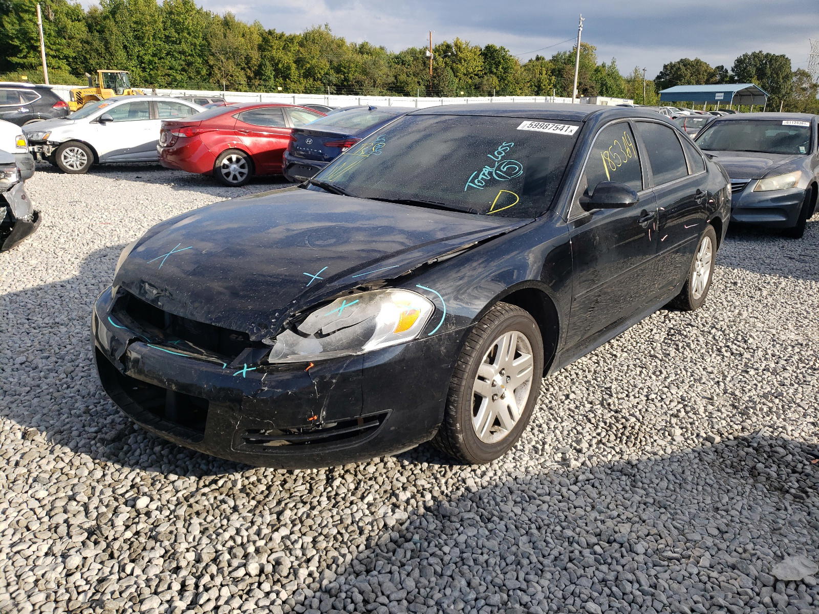 Photo 2 from auction – 2012 CHEVROLET IMPALA LT with VIN 2G1WG5E31C1123667
