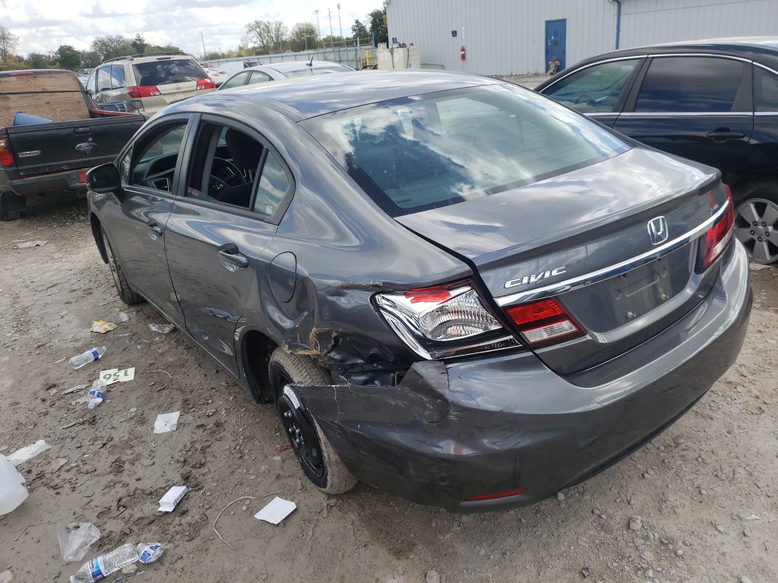 Photo 3 from auction – 2013 HONDA CIVIC LX with VIN 19XFB2F57DE052953