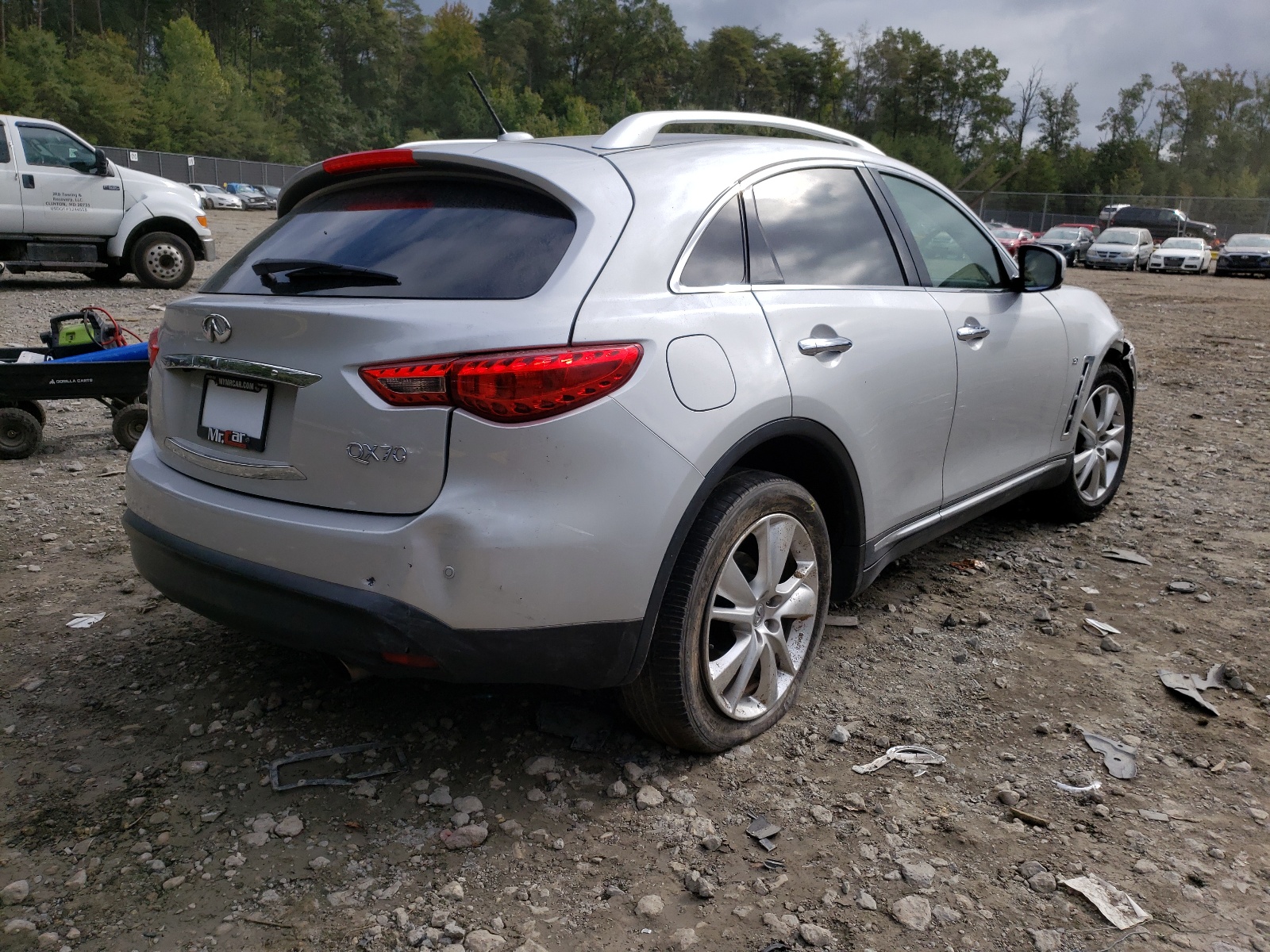 Photo 4 from auction – 2014 INFINITI QX70 with VIN JN8CS1MW7EM412979