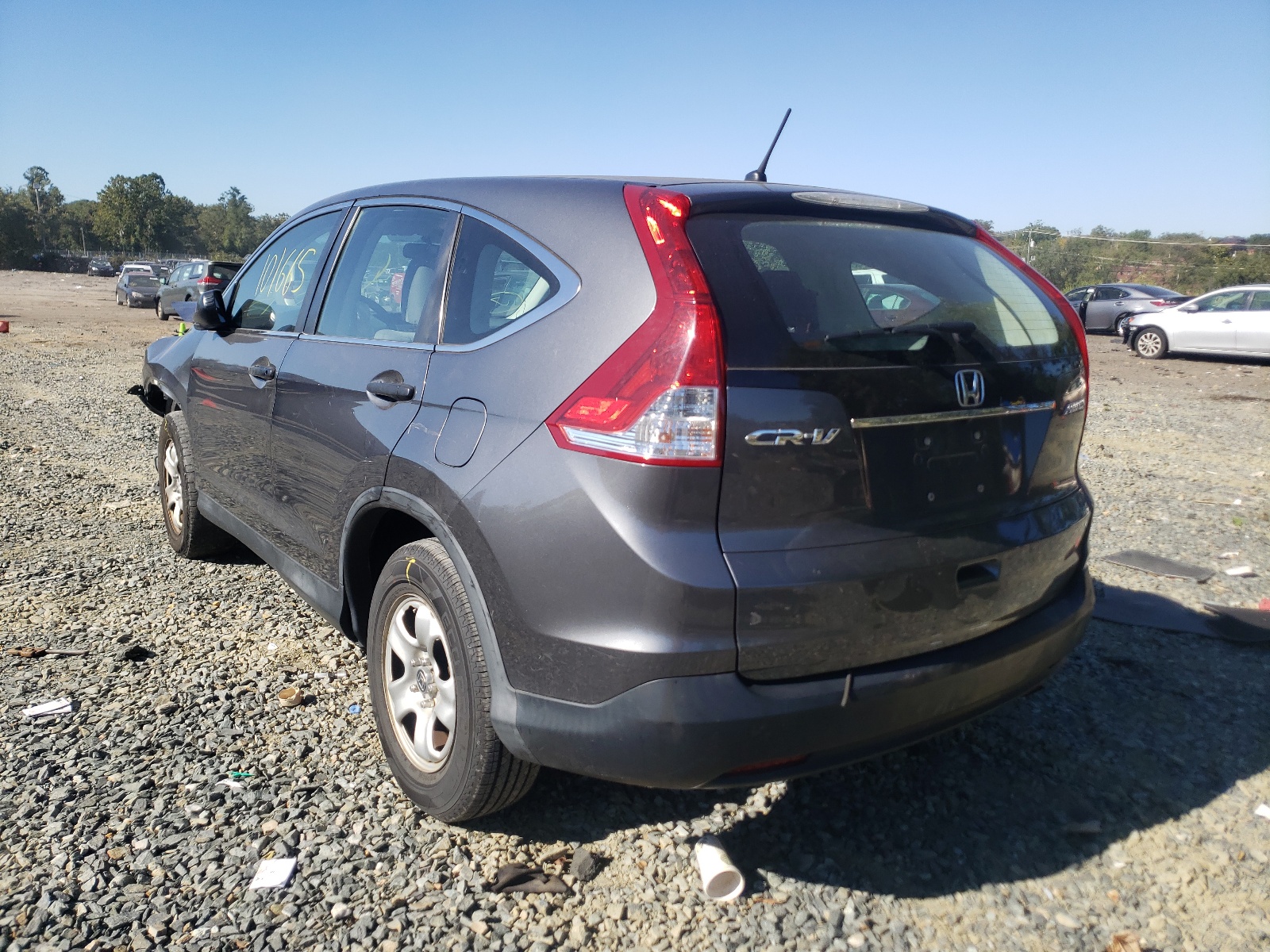 Photo 3 from auction – 2013 HONDA CR-V LX with VIN 2HKRM4H36DH609491