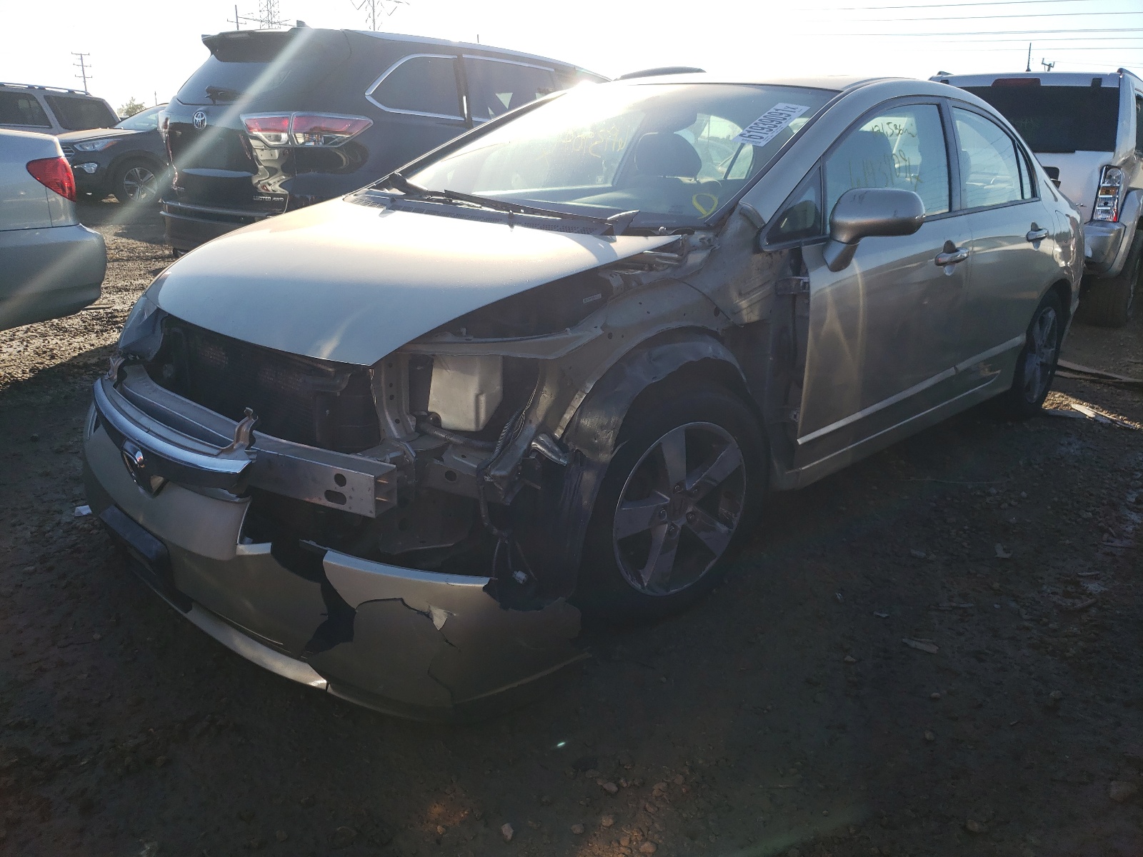 Photo 2 from auction – 2007 HONDA CIVIC EX with VIN 1HGFA16837L021168