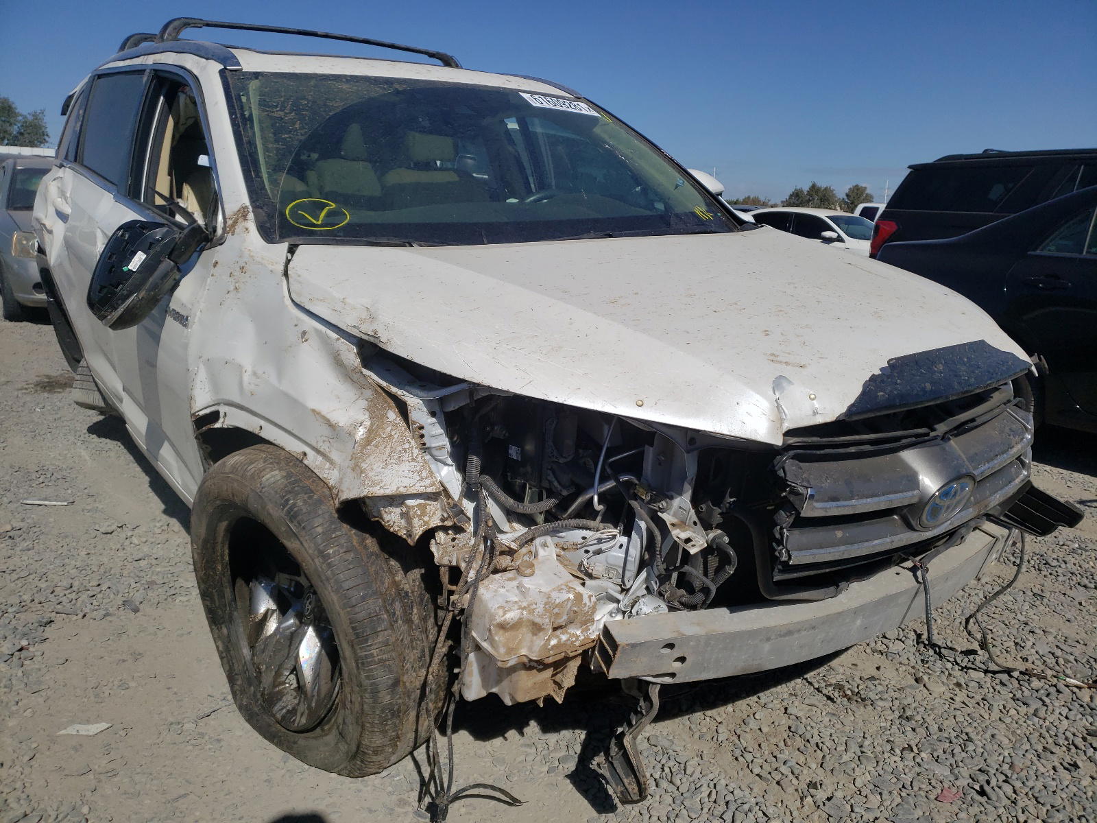 TOYOTA HIGHLANDER 2017 with VIN 5TDDGRFH1HS023049 - Photo from auction