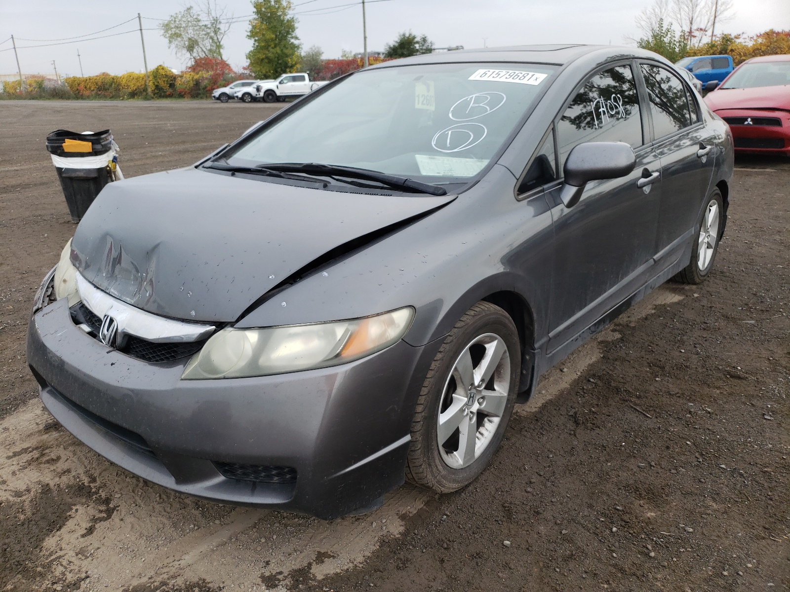Photo 2 from auction – 2011 HONDA CIVIC LX-S with VIN 2HGFA1E69BH000072