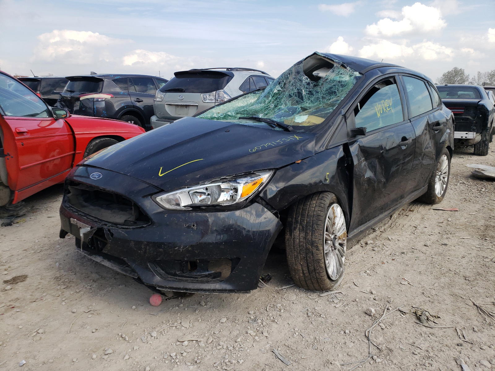 Photo 2 from auction – 2016 FORD FOCUS S with VIN 1FADP3E24GL202234
