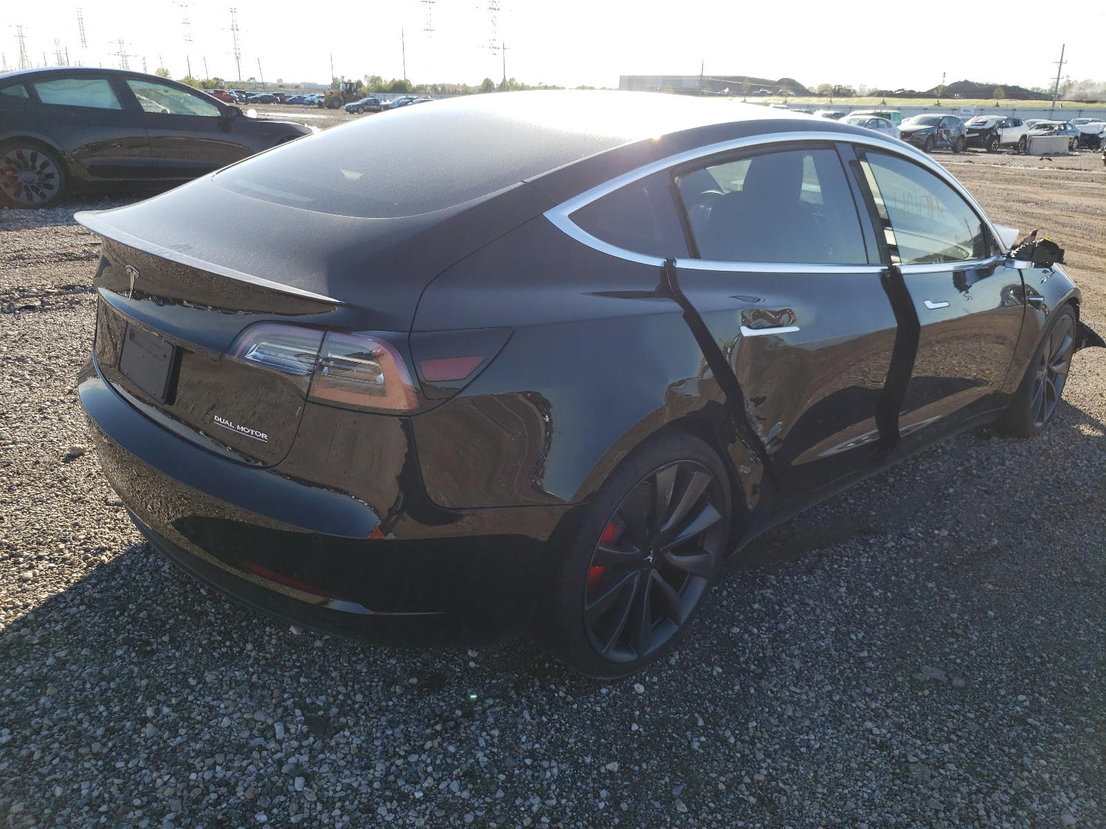 Photo 4 from auction – 2020 TESLA MODEL 3 with VIN 5YJ3E1EC5LF713098