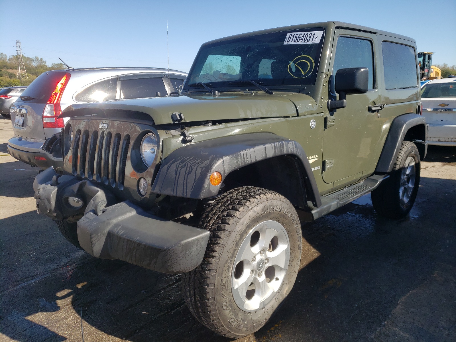 Photo 2 from auction – 2015 JEEP WRANGLER S with VIN 1C4AJWBG1FL585564