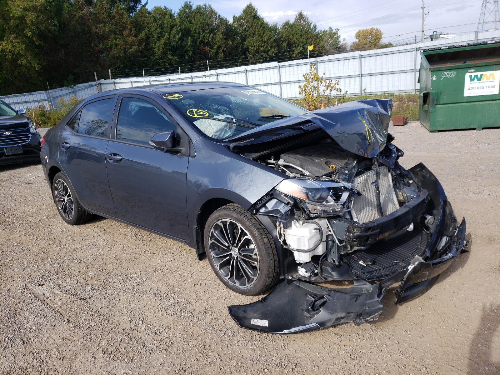 TOYOTA COROLLA L 2015 with VIN 2T1BURHE4FC233539 - Photo from auction