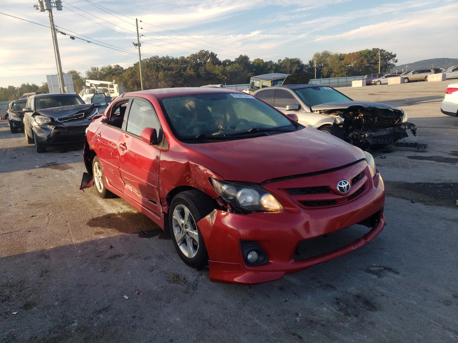 TOYOTA COROLLA BA 2012 with VIN 2T1BU4EEXCC840788 - Photo from auction