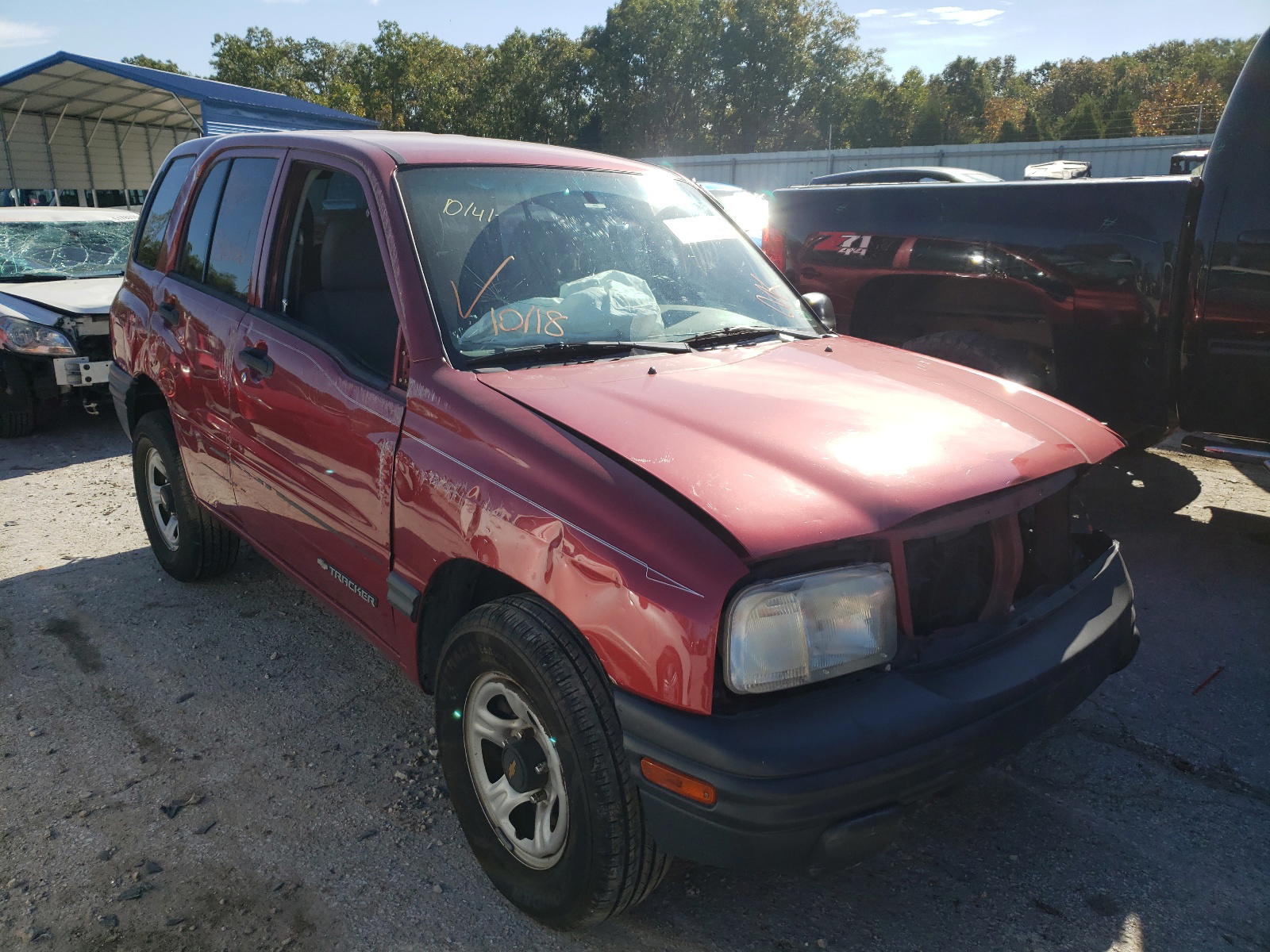 CHEVROLET TRACKER 1999 with VIN 2CNBJ13C5X6907504 - Photo from auction