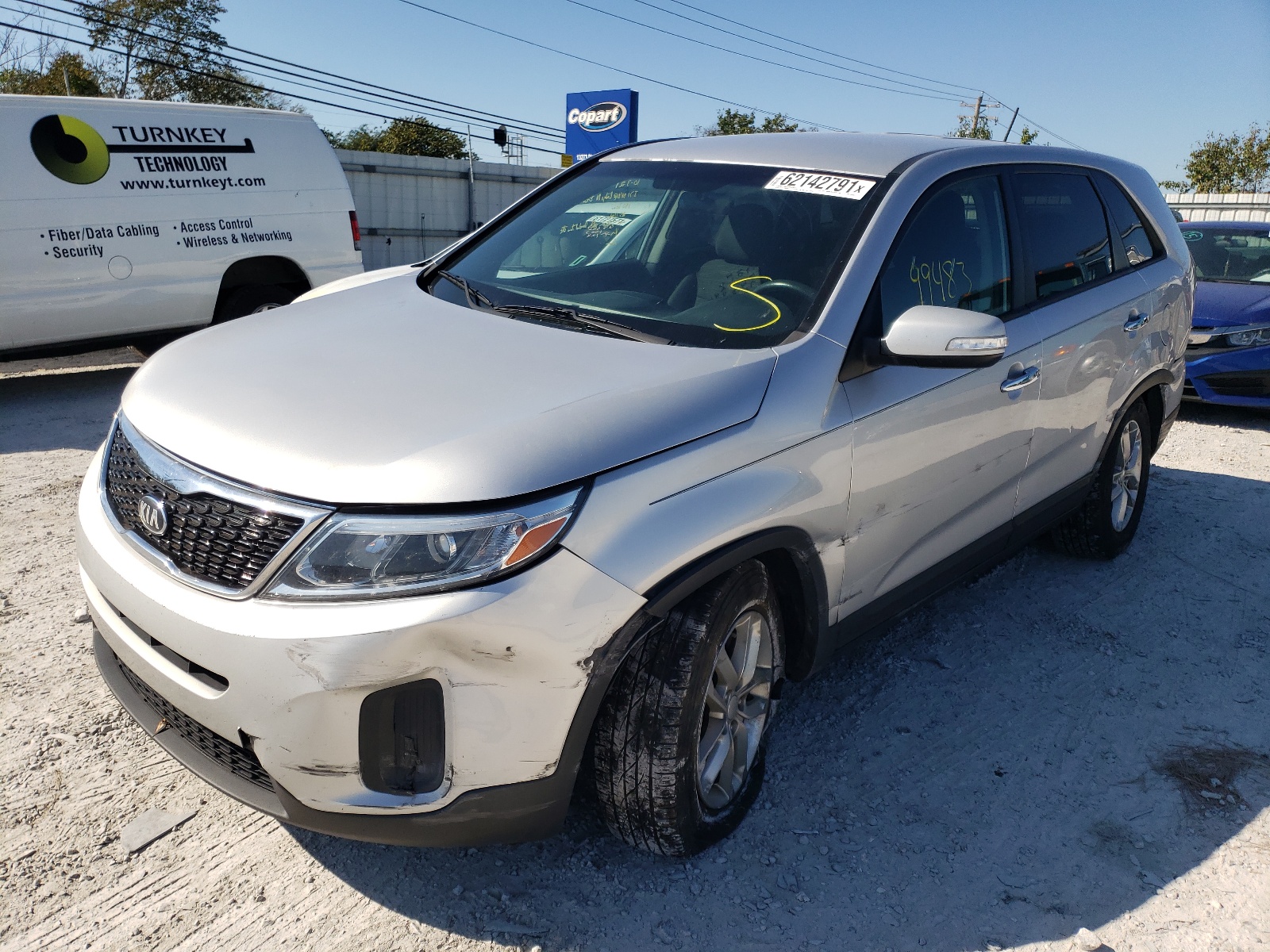 Photo 9 from auction – 2014 KIA SORENTO LX with VIN 5XYKT3A65EG521964