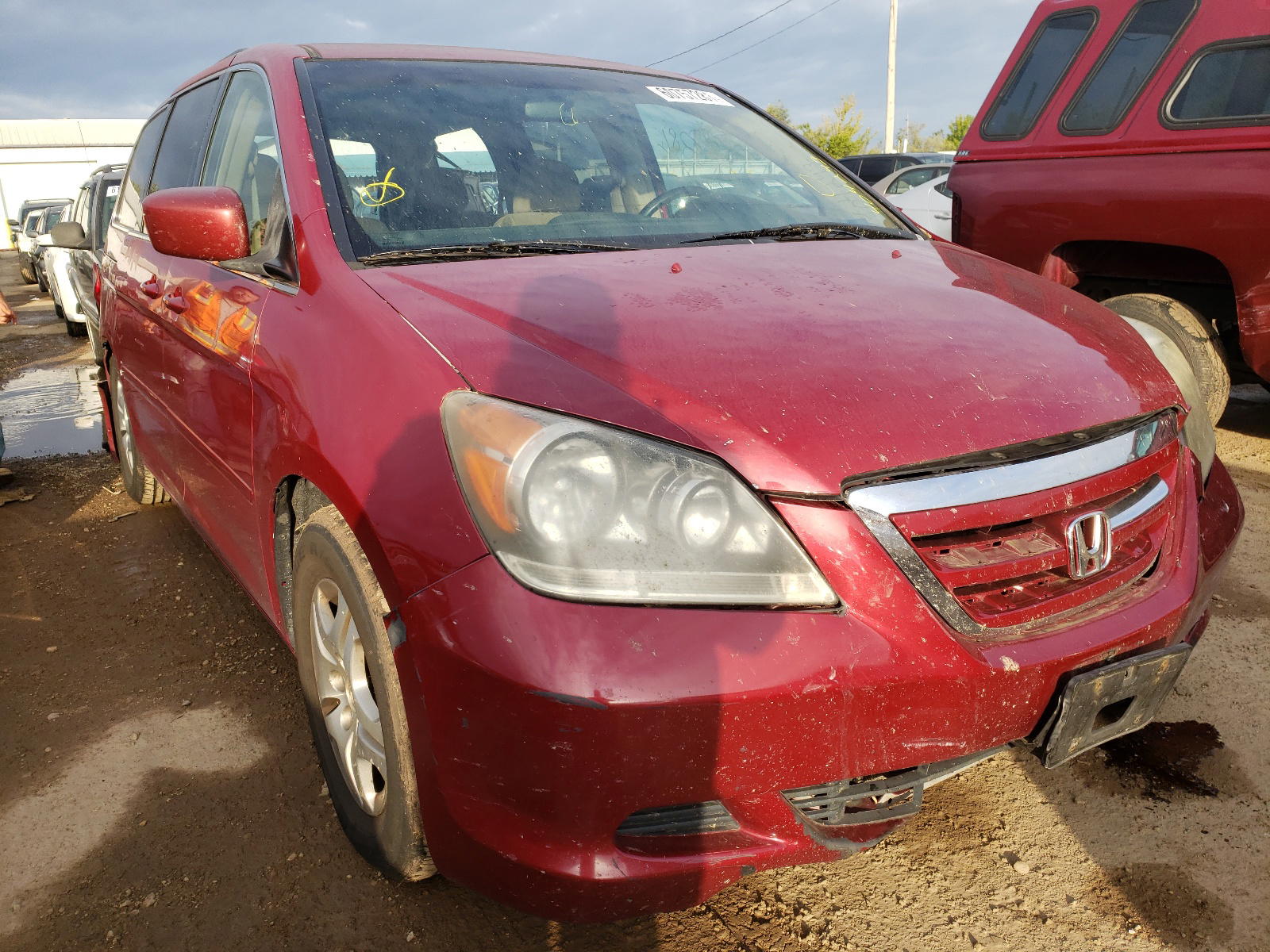 HONDA ODYSSEY 2005 with VIN 5FNRL38465B404243 - Photo from auction
