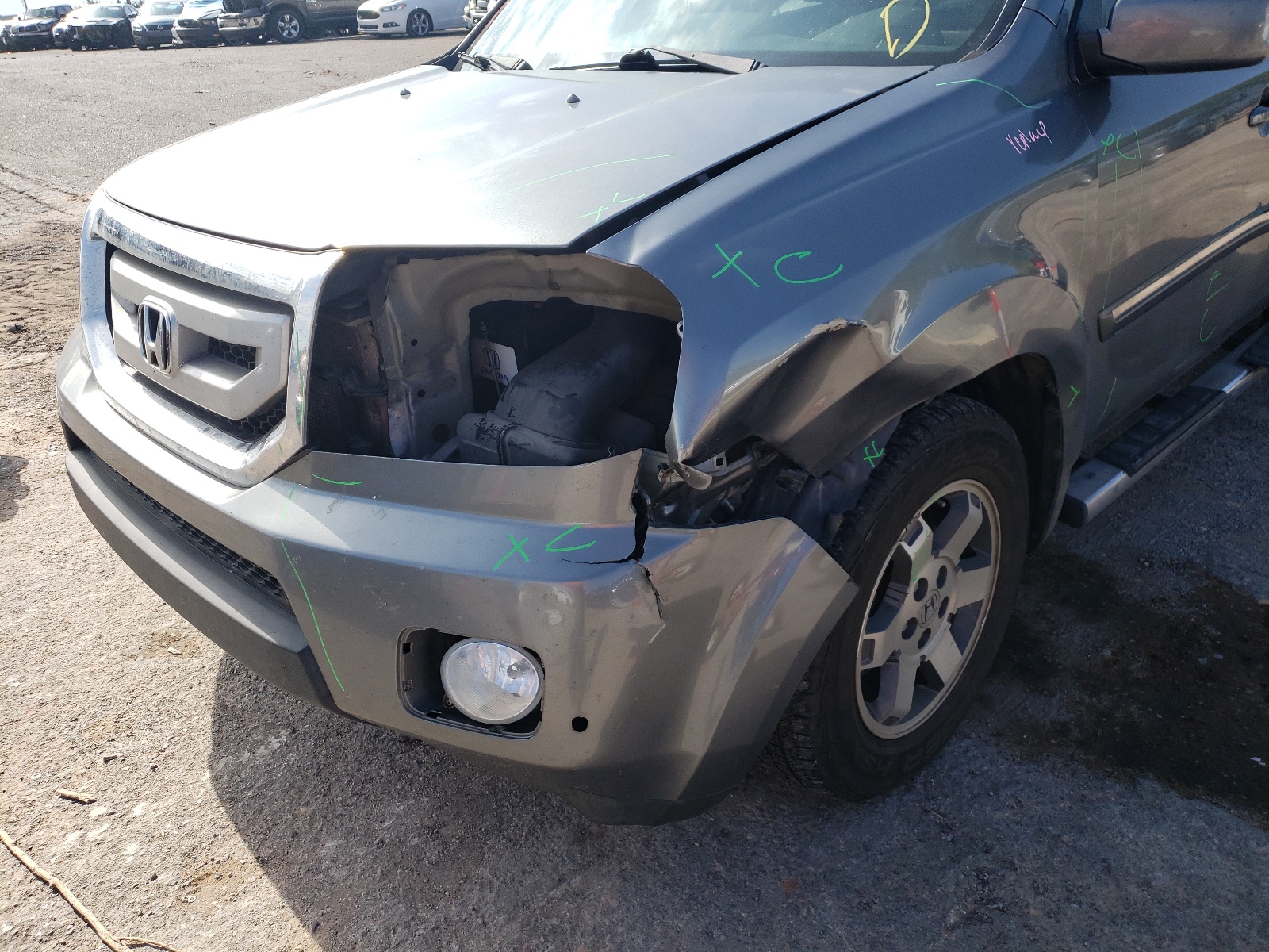 Photo 9 from auction – 2009 HONDA PILOT TOUR with VIN 5FNYF48949B036378