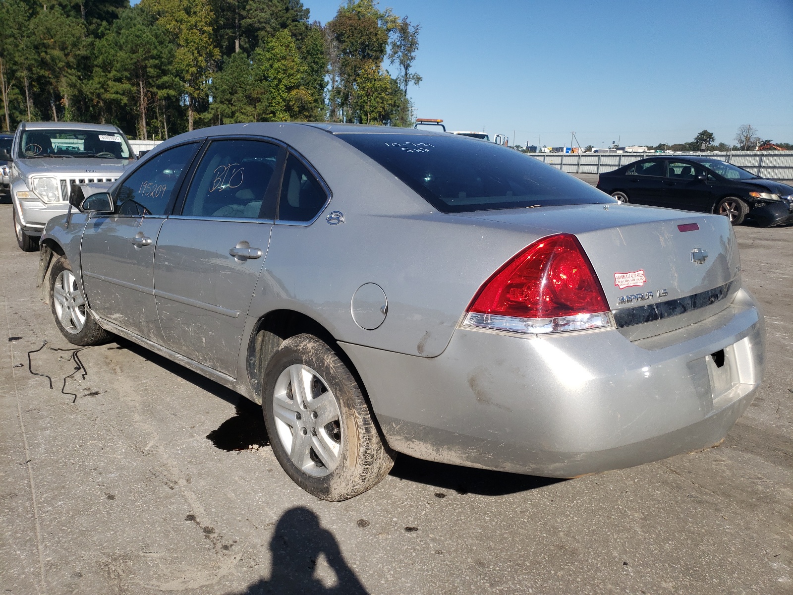 Photo 3 from auction – 2008 CHEVROLET IMPALA LS with VIN 2G1WB55K581276727