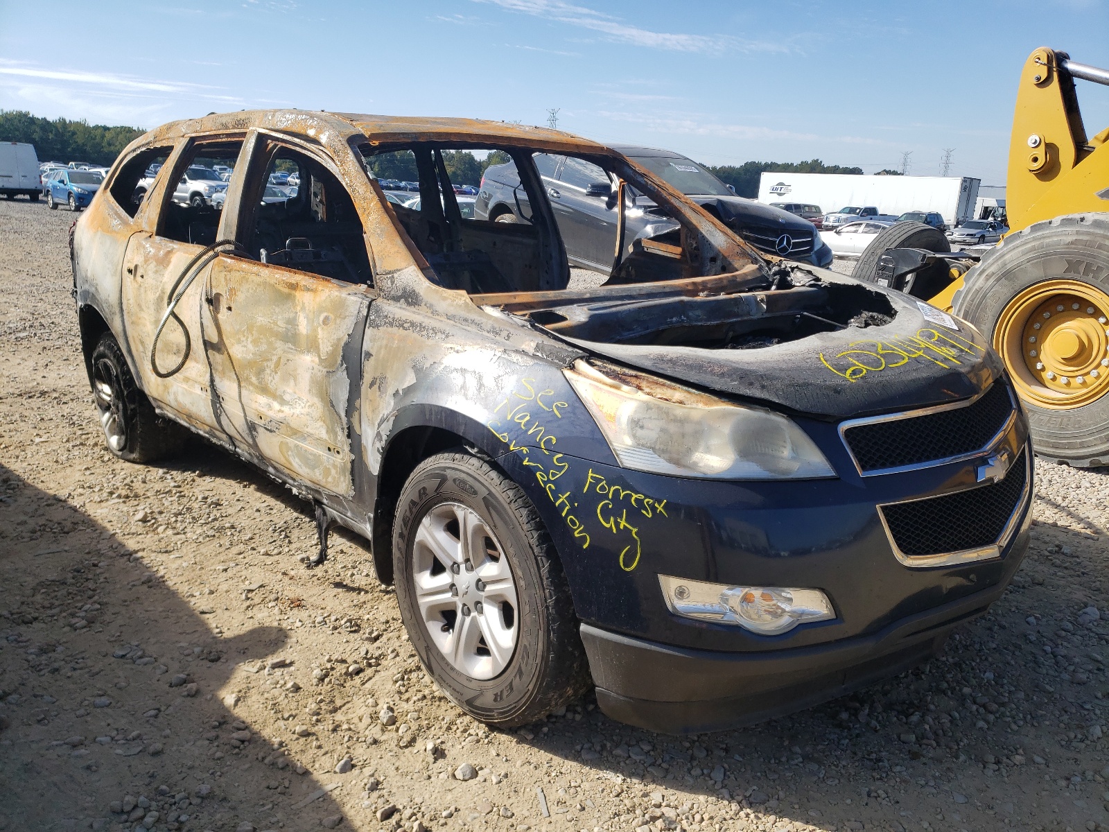 CHEVROLET TRAVERSE L 2010 with VIN 1GNLREED6AS122418 - Photo from auction