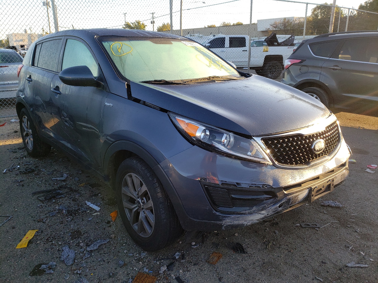 KIA SPORTAGE L 2016 with VIN KNDPBCAC4G7870077 - Photo from auction