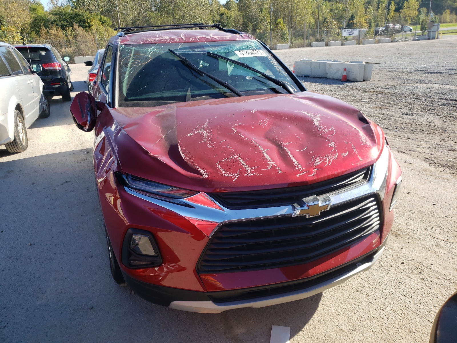 Photo 9 from auction – 2021 CHEVROLET BLAZER 3LT with VIN 3GNKBJRS0MS550074