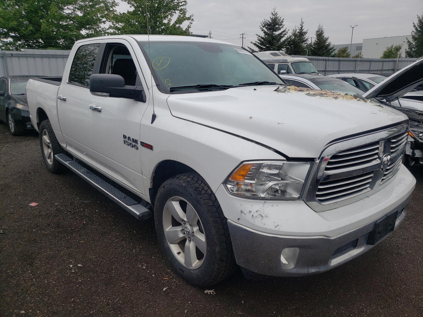 RAM 1500 SLT 2018 with VIN 1C6RR7LM3JS290252 - Photo from auction