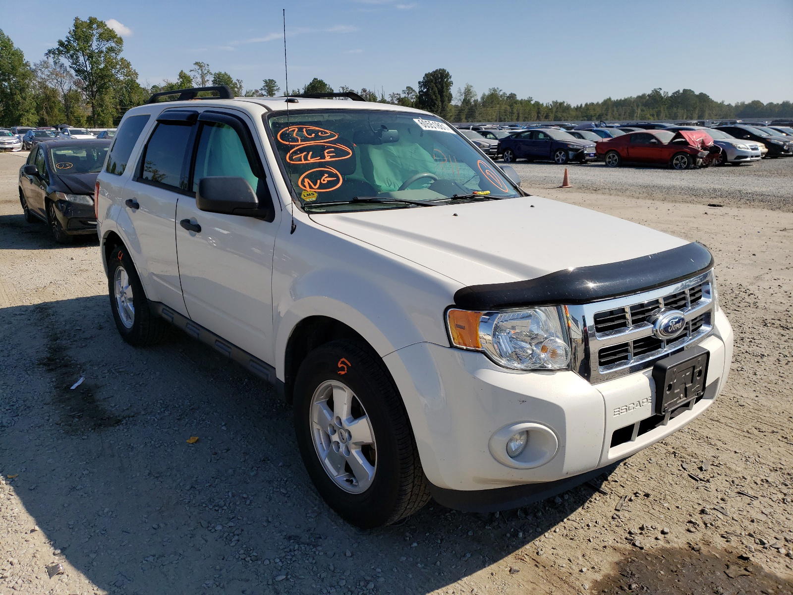 FORD ESCAPE XLT 2012 with VIN 1FMCU0DG1CKC76992 - Photo from auction