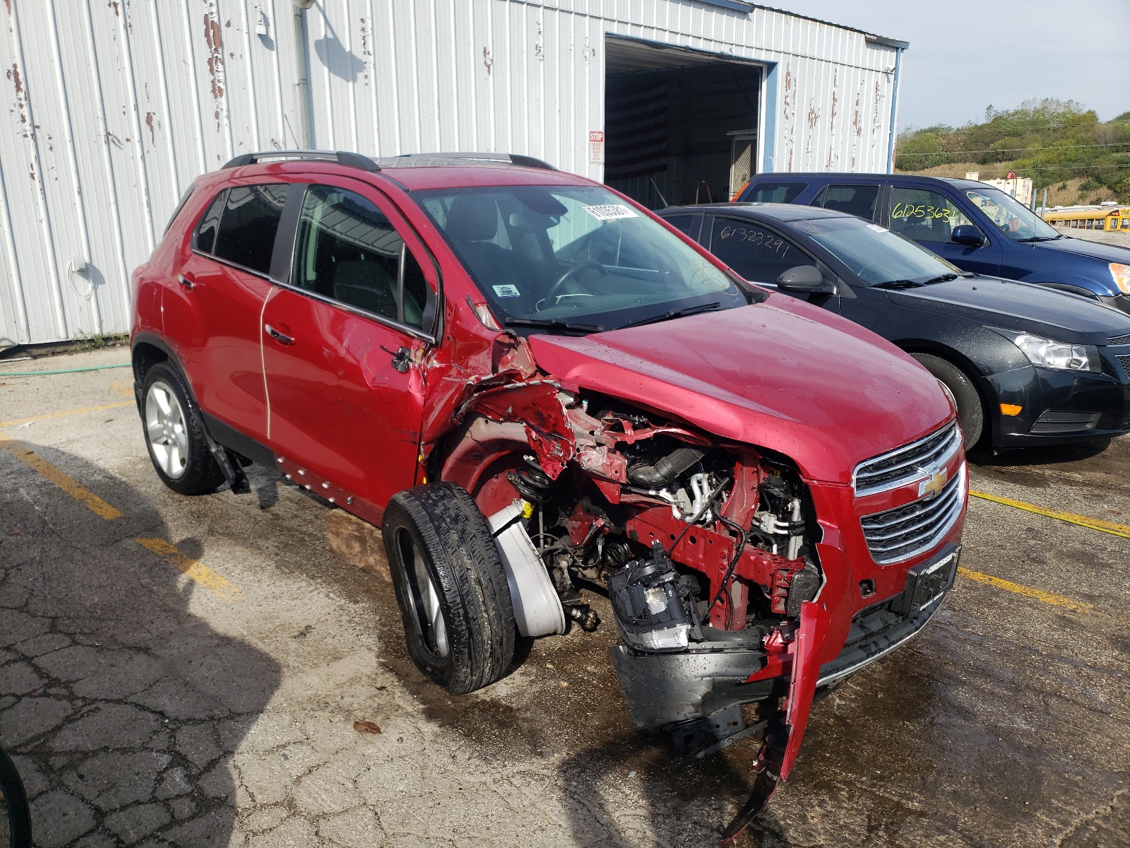 CHEVROLET TRAX LTZ 2015 with VIN KL7CJTSB5FB118890 - Photo from auction
