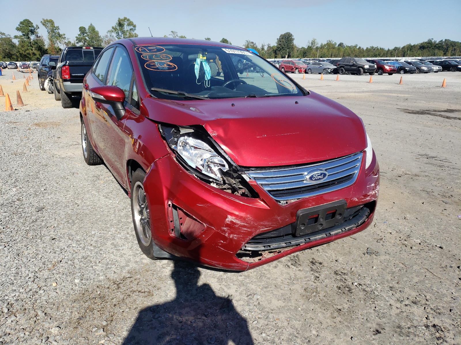FORD FIESTA 2013 with VIN 3FADP4BJ6DM218494 - Photo from auction