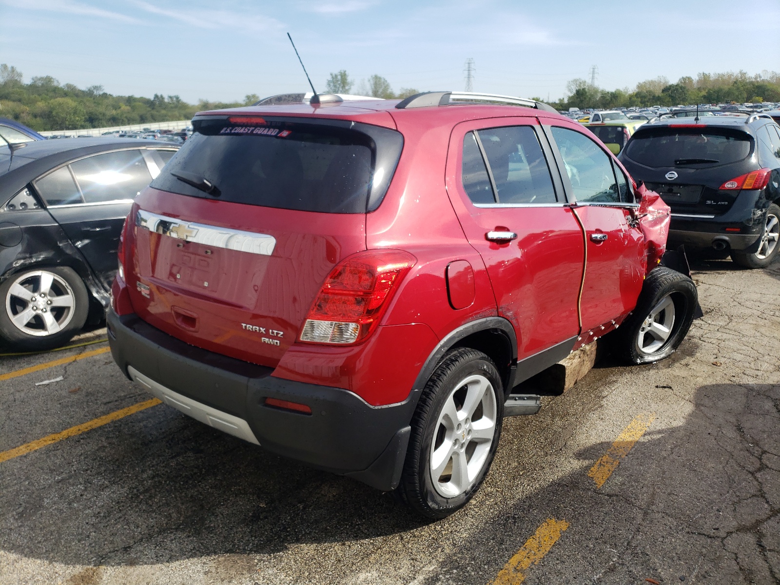 Photo 4 from auction – 2015 CHEVROLET TRAX LTZ with VIN KL7CJTSB5FB118890