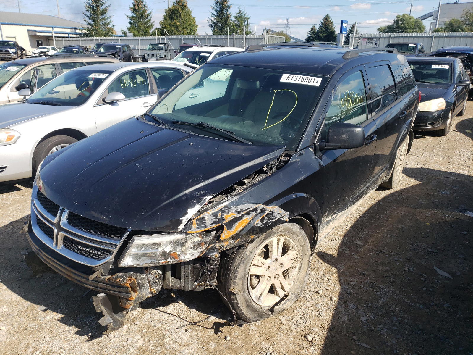 Photo 2 from auction – 2012 DODGE JOURNEY SE with VIN 3C4PDCAB5CT241533