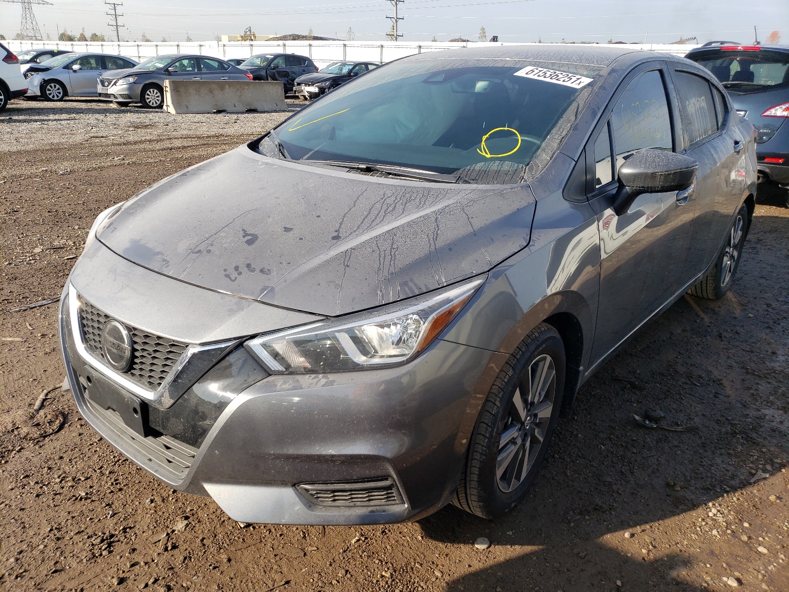 Photo 2 from auction – 2021 NISSAN VERSA SV with VIN 3N1CN8EV0ML837585