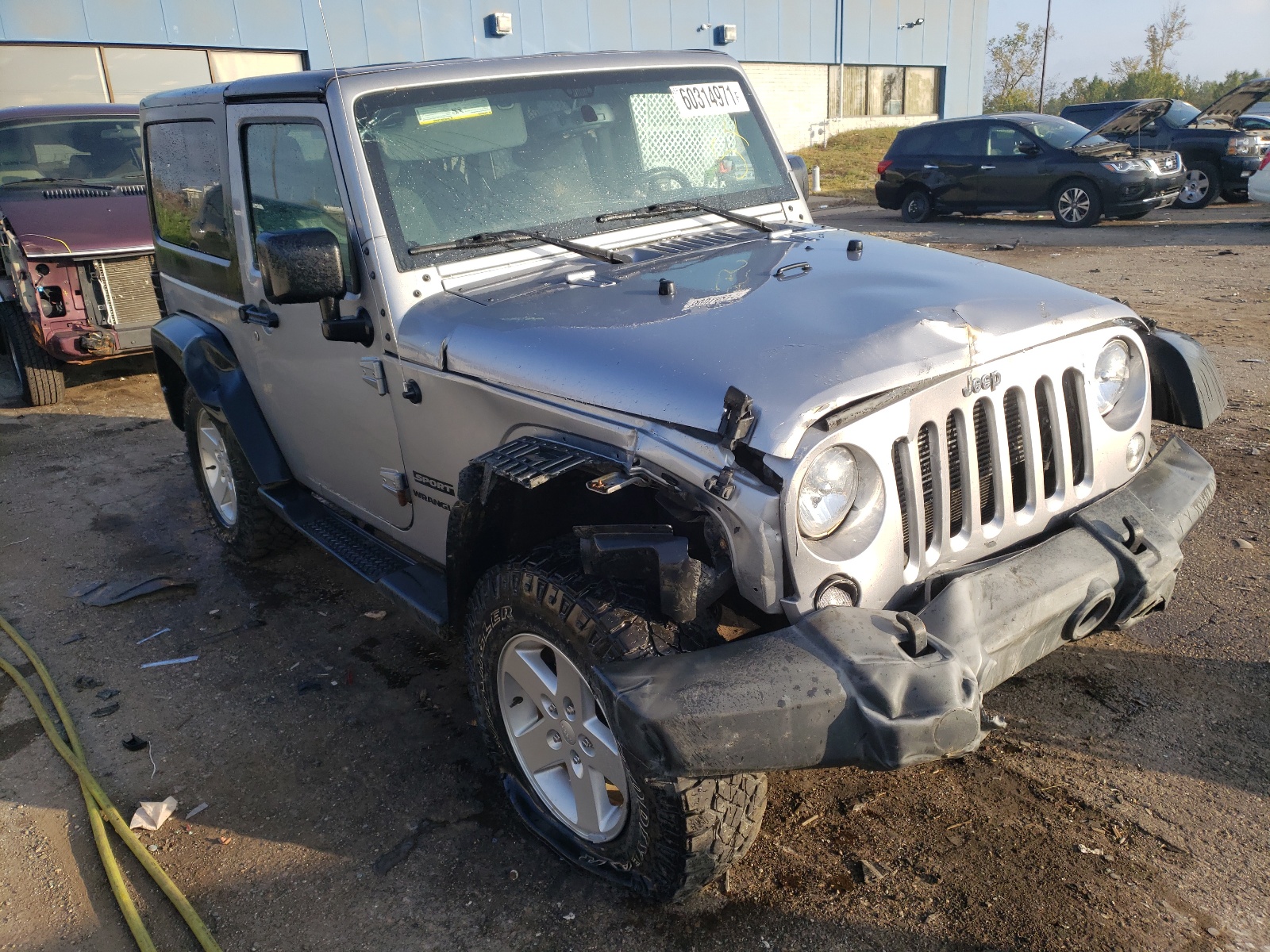 Photo 1 from auction – 2015 JEEP WRANGLER S with VIN 1C4AJWAG8FL550716