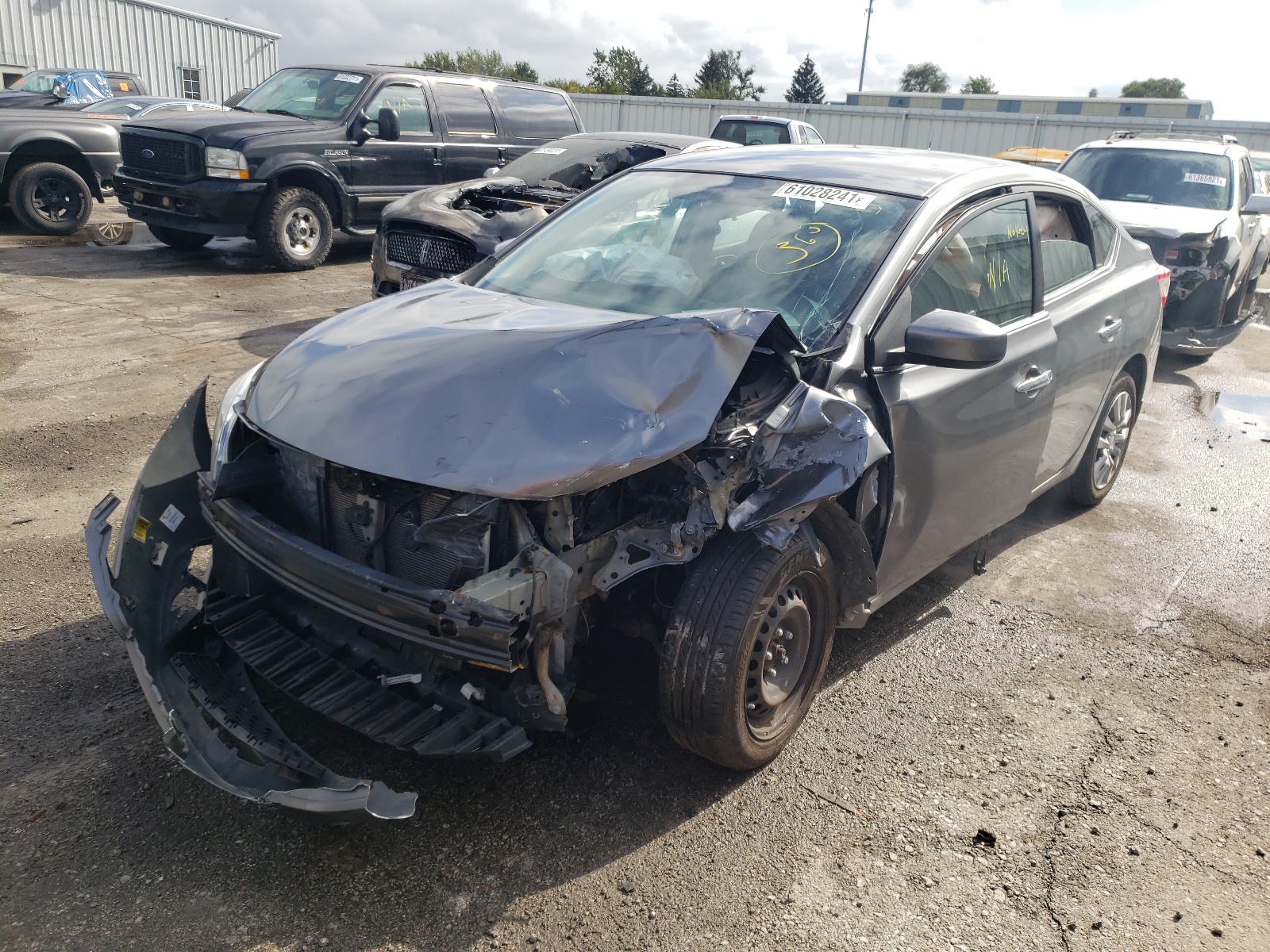 Photo 9 from auction – 2015 NISSAN SENTRA S with VIN 3N1AB7APXFL642937