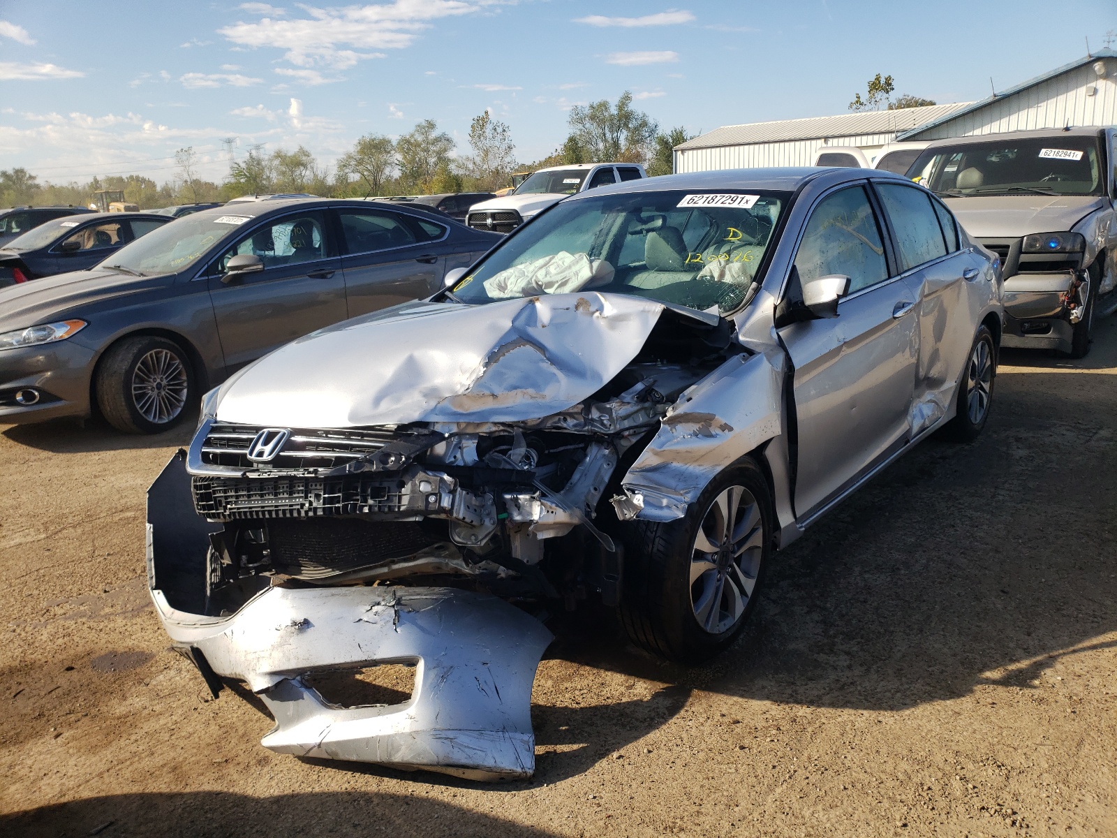 Photo 2 from auction – 2014 HONDA ACCORD LX with VIN 1HGCR2F32EA120076