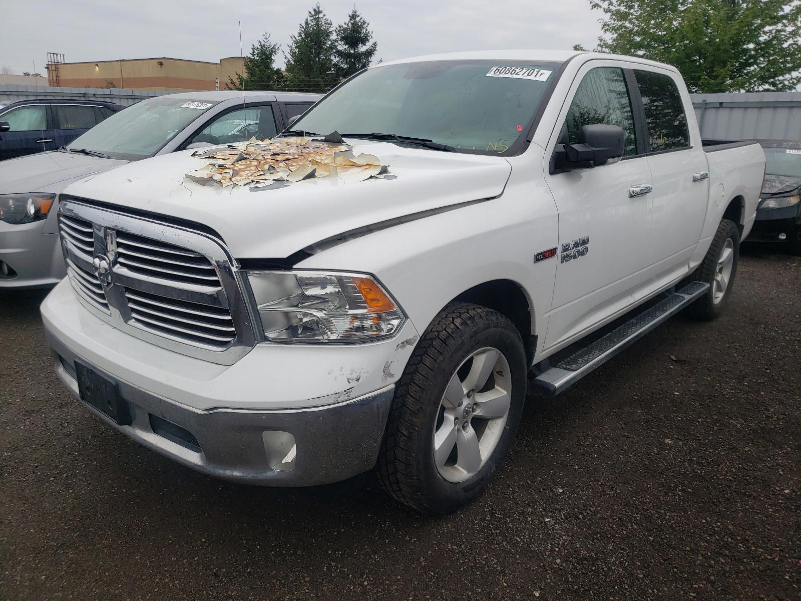 Photo 2 from auction – 2018 RAM 1500 SLT with VIN 1C6RR7LM3JS290252