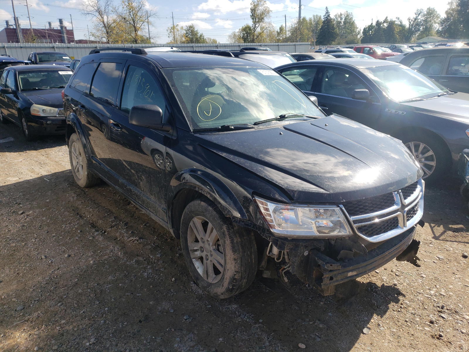 DODGE JOURNEY SE 2012 with VIN 3C4PDCAB5CT241533 - Photo from auction