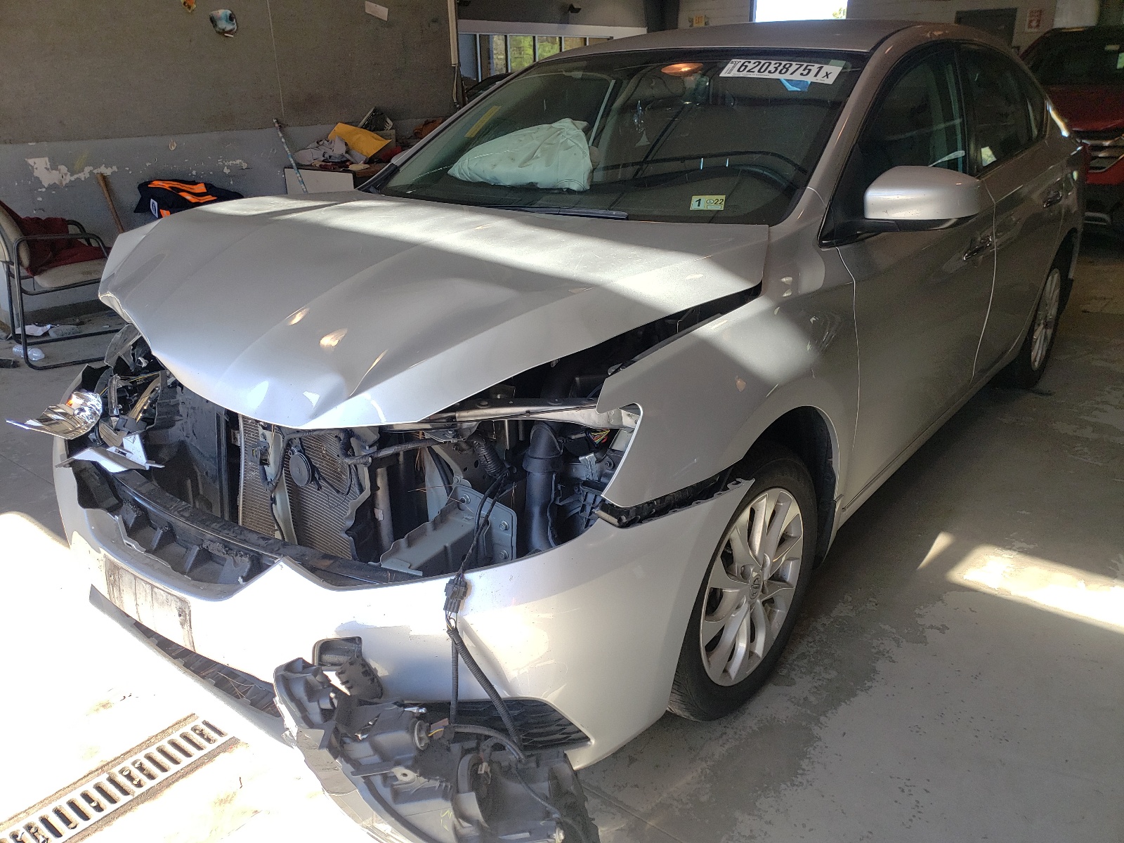 Photo 2 from auction – 2019 NISSAN SENTRA S with VIN 3N1AB7AP2KY250189